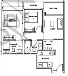 The Watergardens At Canberra (D27), Apartment #560063401
